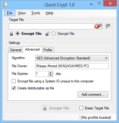 Software Cara Enskripsi File Menggunakan Quick Crypt -